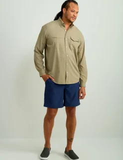 Huk Gear Button Downs-Tide Point Button-Down Overland Trek