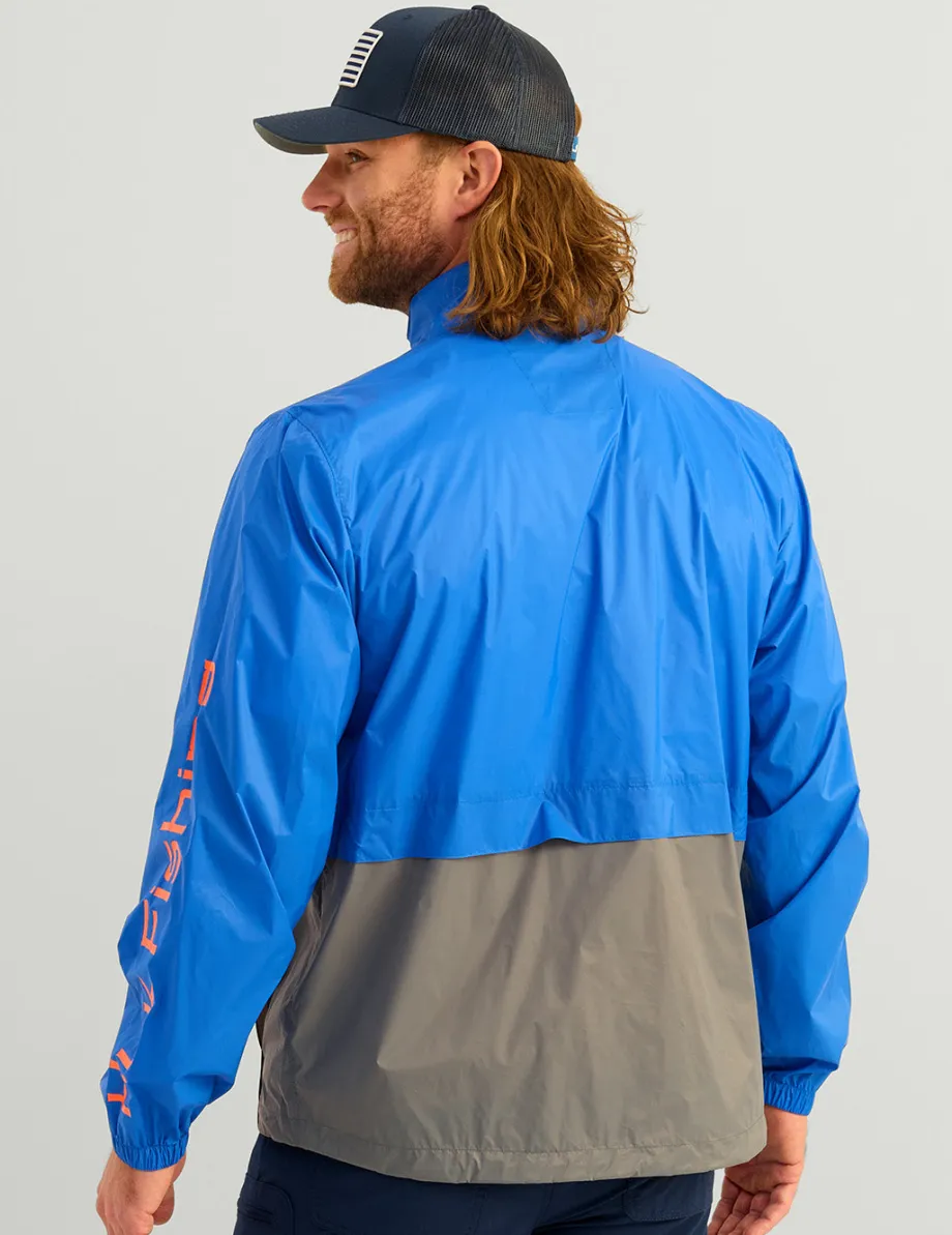 Huk Gear Windbreakers-Tradewind Windbreaker Ocean Blue