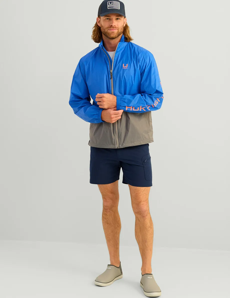 Huk Gear Windbreakers-Tradewind Windbreaker Ocean Blue