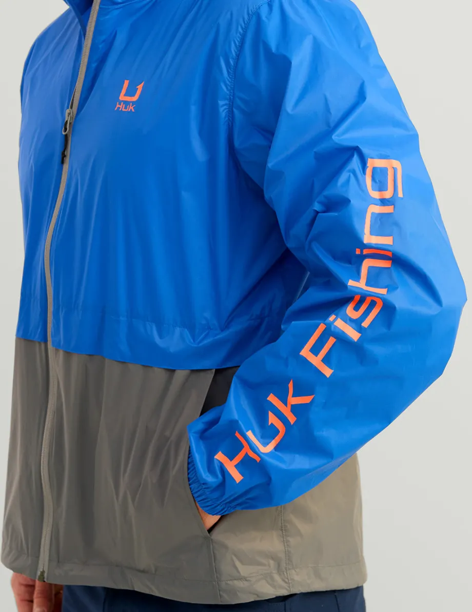 Huk Gear Windbreakers-Tradewind Windbreaker Ocean Blue