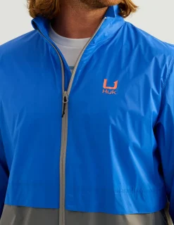 Huk Gear Windbreakers-Tradewind Windbreaker Ocean Blue