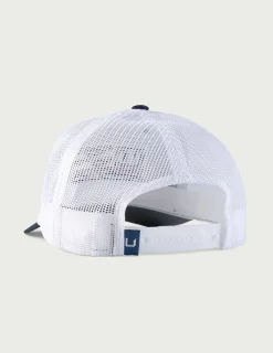 Huk Gear Hats-Trophy Flag Trucker Hat Naval Academy