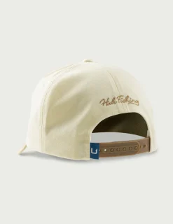 Huk Gear Hats-Varsity 5-Panel Trucker Hat Egret