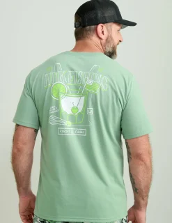 Huk Gear T-Shirts-Wando Tee Fog Green