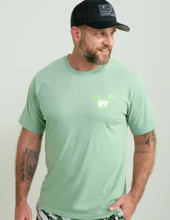 Huk Gear T-Shirts-Wando Tee Fog Green