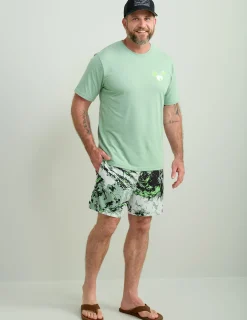 Huk Gear T-Shirts-Wando Tee Fog Green