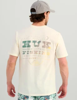 Huk Gear T-Shirts-Western Wild Pocket Tee Egret