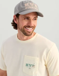 Huk Gear T-Shirts-Western Wild Pocket Tee Egret
