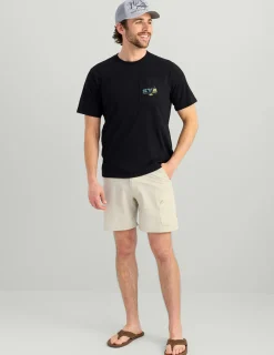 Huk Gear T-Shirts-Western Wild Pocket Tee Black
