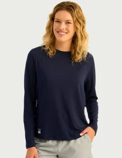 Huk Gear Performance Tops-Womens A1A Performance Crew Naval Academy