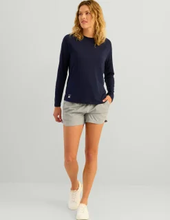 Huk Gear Performance Tops-Womens A1A Performance Crew Naval Academy