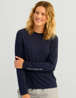 Huk Gear Performance Tops-Womens A1A Performance Crew Naval Academy