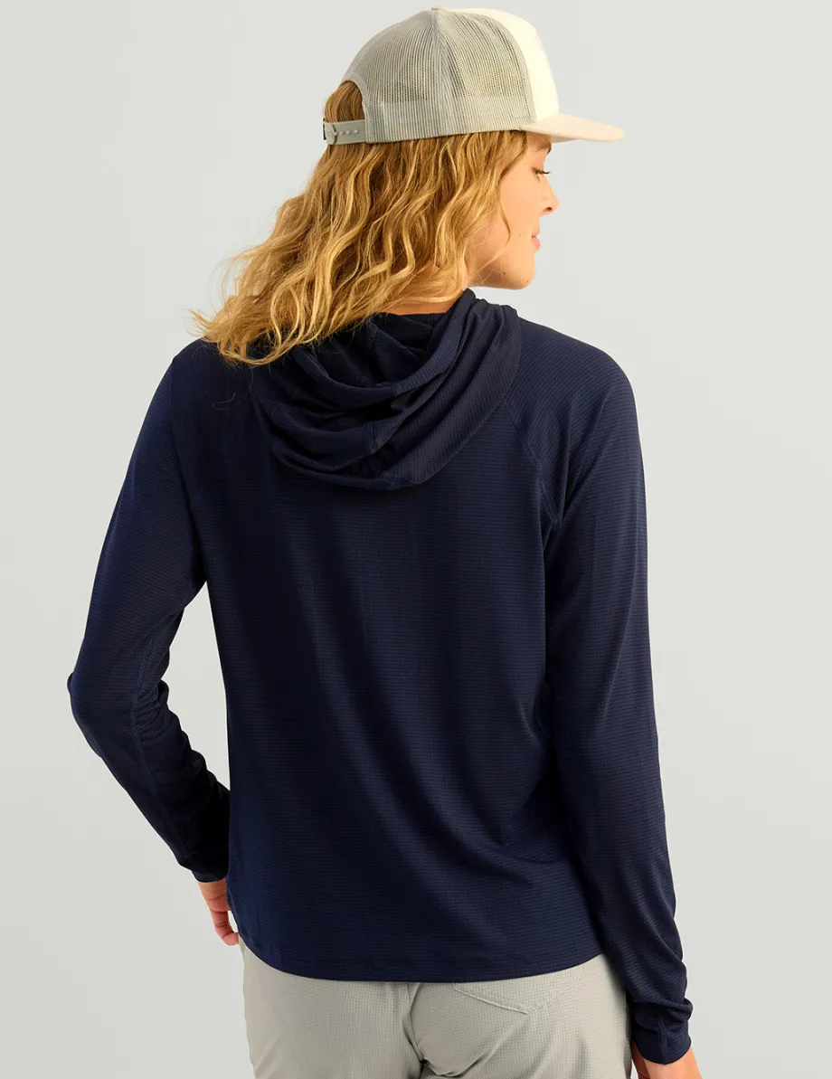 Huk Gear Performance Tops-Womens A1A Performance Hoodie Naval Academy