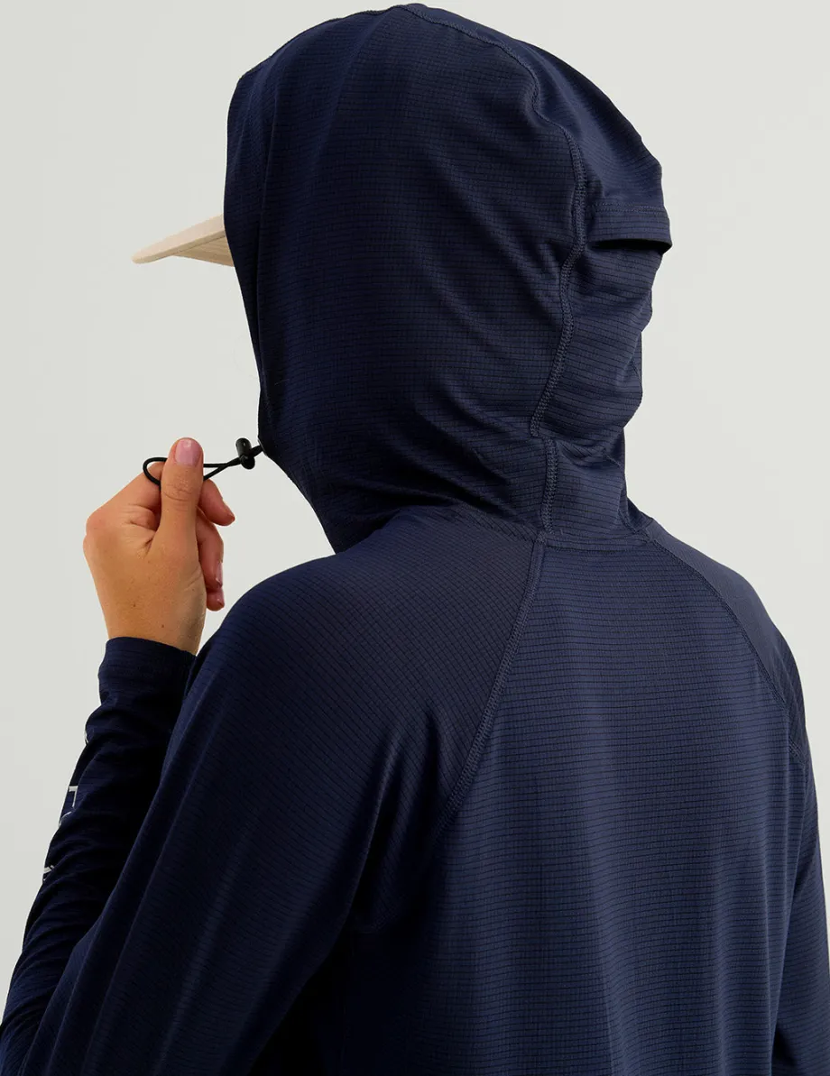 Huk Gear Performance Tops-Womens A1A Performance Hoodie Naval Academy