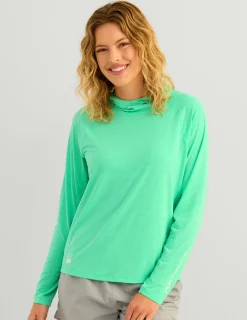 Huk Gear Performance Tops-Womens A1A Performance Hoodie Bermuda