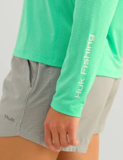 Huk Gear Performance Tops-Womens A1A Performance Hoodie Bermuda