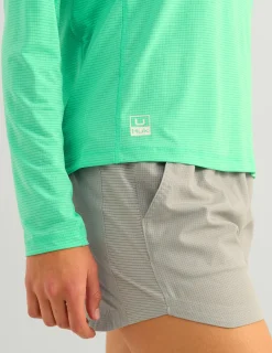 Huk Gear Performance Tops-Womens A1A Performance Hoodie Bermuda