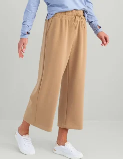 Huk Gear Pants-Womens Bayside Wide Leg Crop Marl