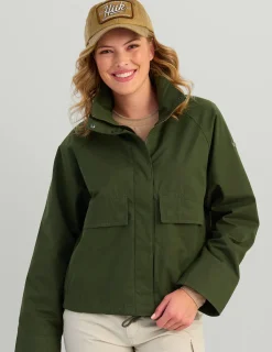 Huk Gear Lightweight-Womens Boatyard Jacket Cypress Landing