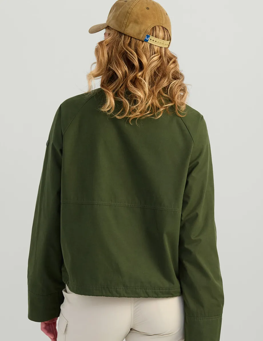 Huk Gear Lightweight-Womens Boatyard Jacket Cypress Landing