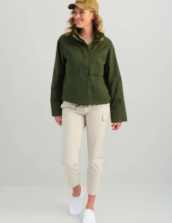 Huk Gear Lightweight-Womens Boatyard Jacket Cypress Landing