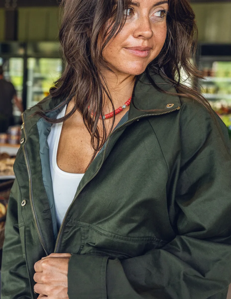 Huk Gear Lightweight-Womens Boatyard Jacket Cypress Landing