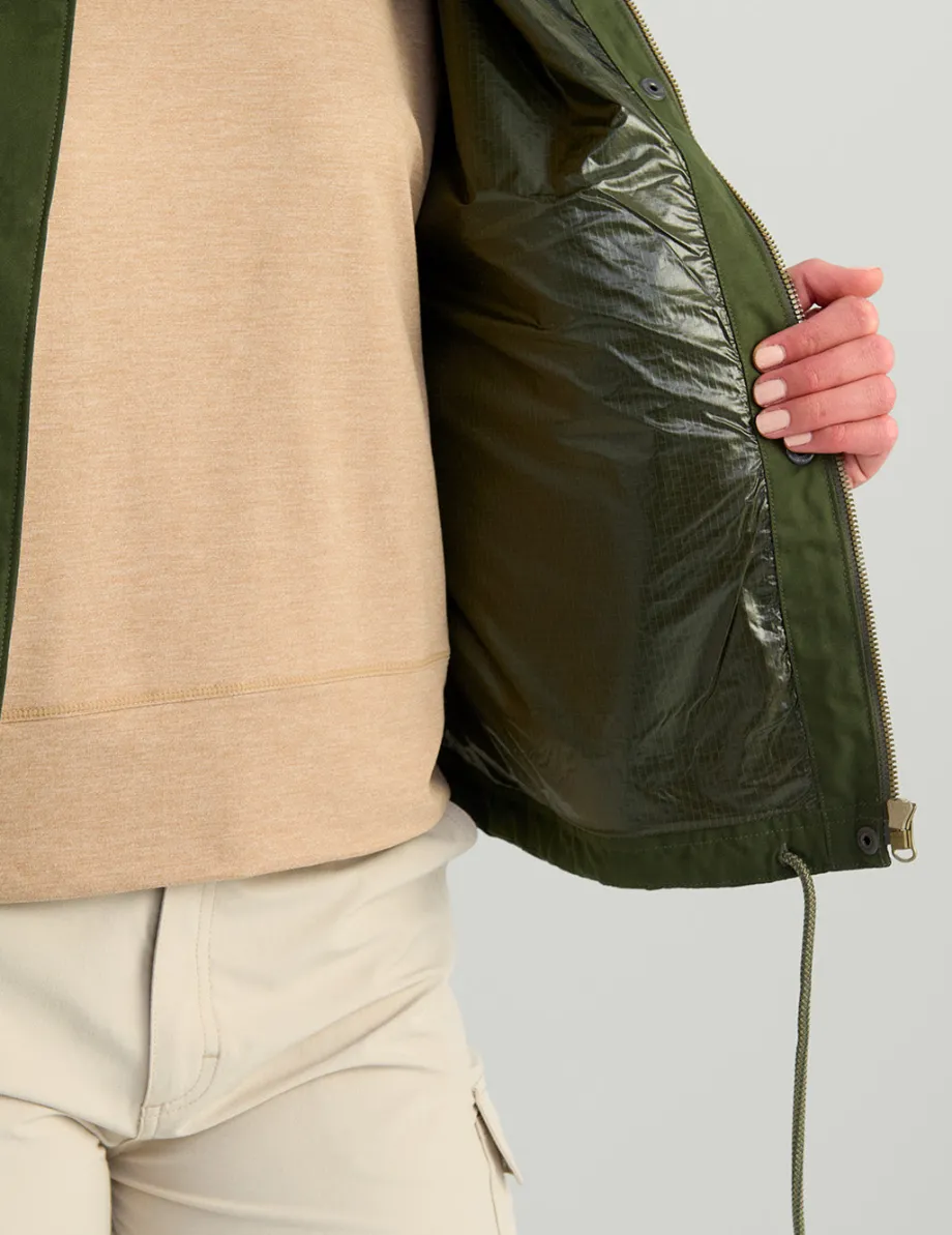 Huk Gear Lightweight-Womens Boatyard Jacket Cypress Landing