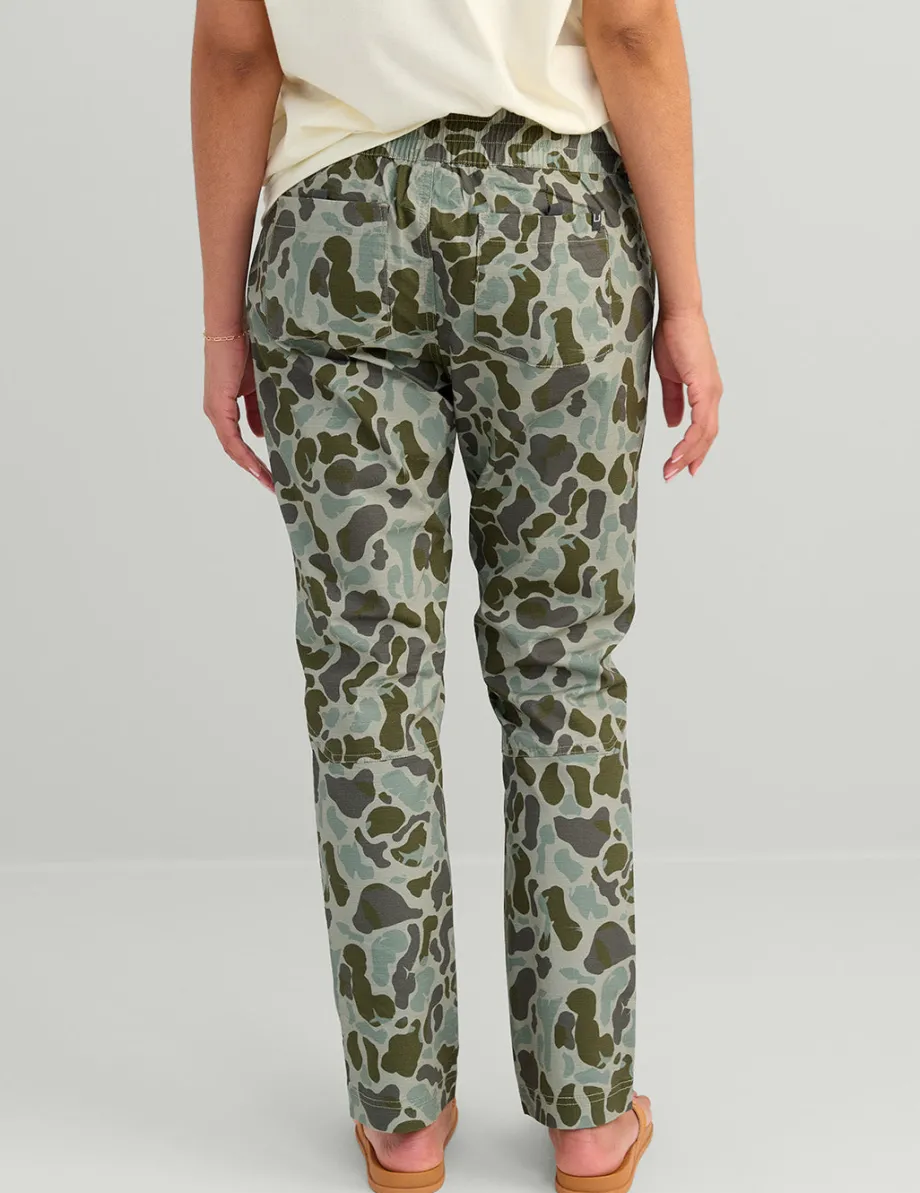 Huk Gear Pants-Womens Cruiser Pant KC Volcanic Ash Camo