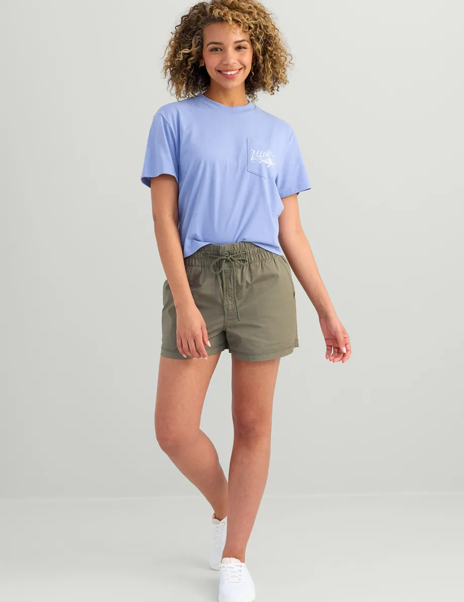 Huk Gear Shorts-Womens Cruiser Short Moss