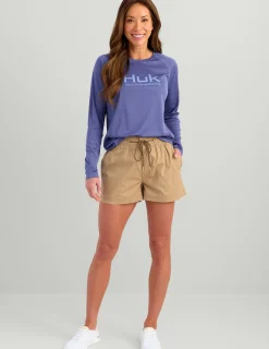 Huk Gear Shorts-Womens Cruiser Short Marl