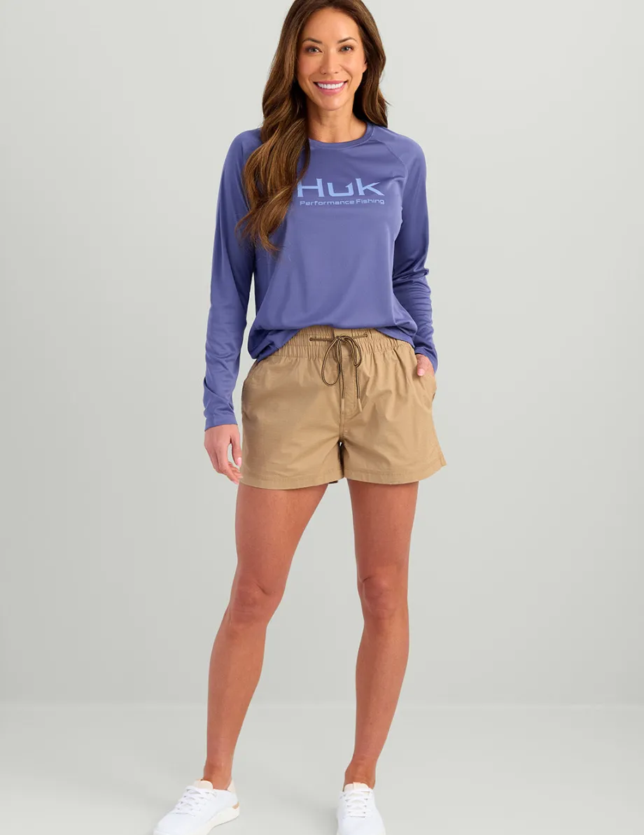 Huk Gear Shorts-Womens Cruiser Short Marl