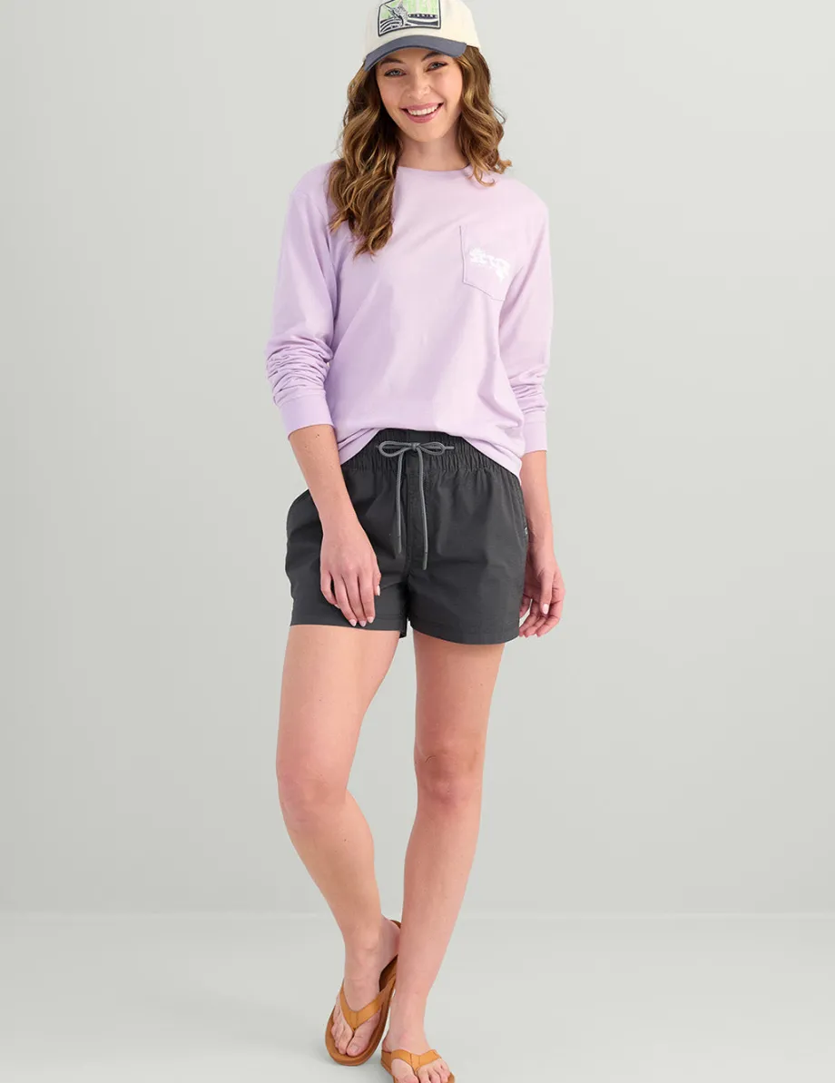 Huk Gear Shorts-Womens Cruiser Short Volcanic Ash
