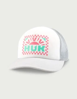 Huk Gear Hats-Womens Foam Trucker Hat Harbor Mist