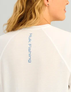 Huk Gear Performance Tops-Womens Icon Performance Crew White