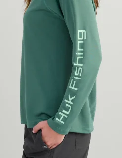 Huk Gear Performance Tops-Womens Icon Performance Crew North Atlantic