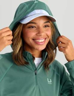 Huk Gear Performance Tops-Womens Icon Performance Hoodie North Atlantic