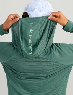 Huk Gear Performance Tops-Womens Icon Performance Hoodie North Atlantic