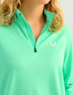 Huk Gear Performance Tops-Womens Icon Performance Hoodie Bermuda