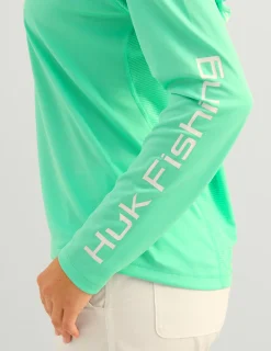 Huk Gear Performance Tops-Womens Icon Performance Hoodie Bermuda