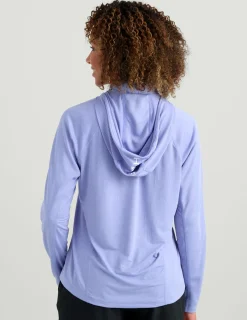 Huk Gear Performance Tops-Womens Icon Performance Hoodie Lightning Sky