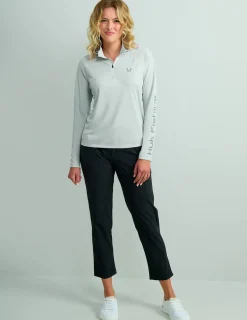 Huk Gear Performance Tops-Womens Icon Performance Hoodie Harbor Mist