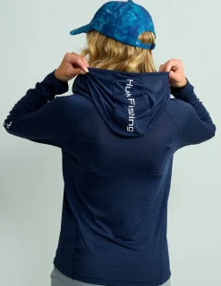 Huk Gear Performance Tops-Womens Icon Performance Hoodie Naval Academy
