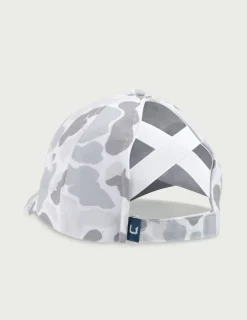 Huk Gear Hats-Womens KC Print Ponytail Hat KC White Camo
