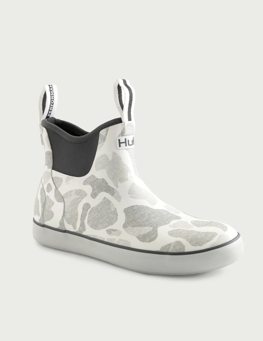 Huk Gear Boots & Shoes-Womens KC Print Rogue Wave Boots KC White Camo