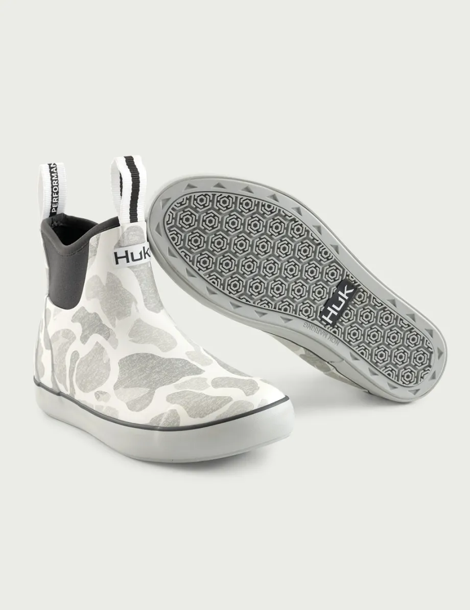 Huk Gear Boots & Shoes-Womens KC Print Rogue Wave Boots KC White Camo