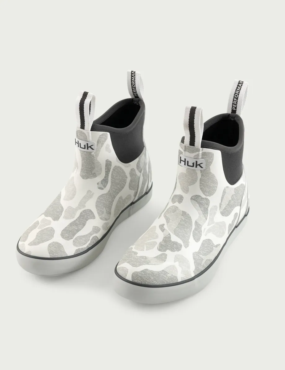 Huk Gear Boots & Shoes-Womens KC Print Rogue Wave Boots KC White Camo