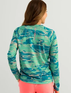 Huk Gear Performance Tops-Womens KC Pursuit Performance Crew KC Bermuda Offshore
