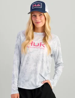 Huk Gear Performance Tops-Womens KC Subphanitis Pursuit Performance Crew KC Subphantis Sub Zero