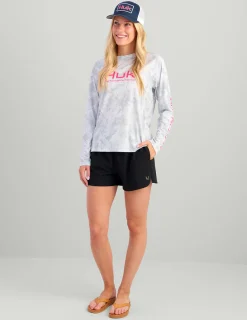 Huk Gear Performance Tops-Womens KC Subphanitis Pursuit Performance Crew KC Subphantis Sub Zero