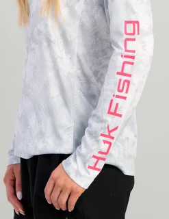 Huk Gear Performance Tops-Womens KC Subphanitis Pursuit Performance Crew KC Subphantis Sub Zero